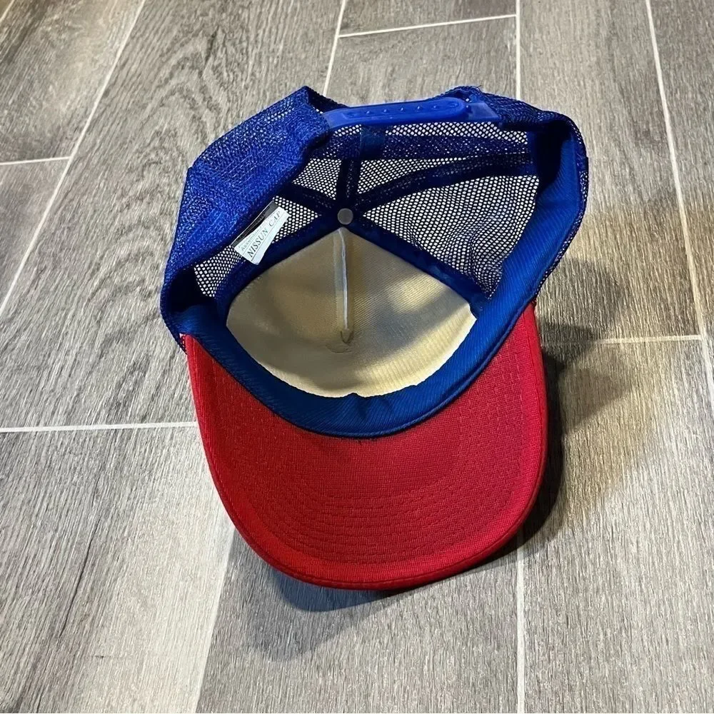 Reagan & Bush '84 Red White & Blue Trucker Hat